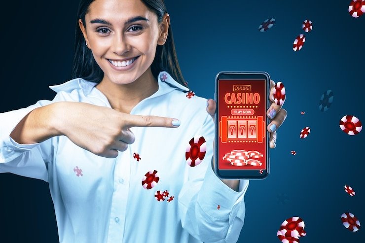 Pengguna mobile menulis pesan dukungan